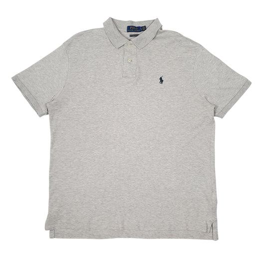 Mens Grey Polo Ralph Lauren Short Sleeve Polo Shirt