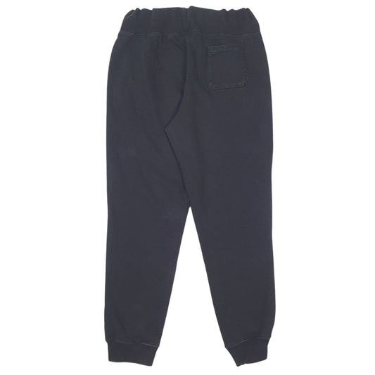 Mens Black Champion Reverse Weave Trousers