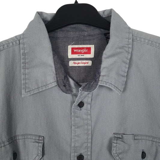 Mens Grey Wrangler Shirt