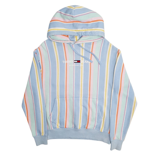 Mens Blue Tommy Hilfiger Hoodie Jumper