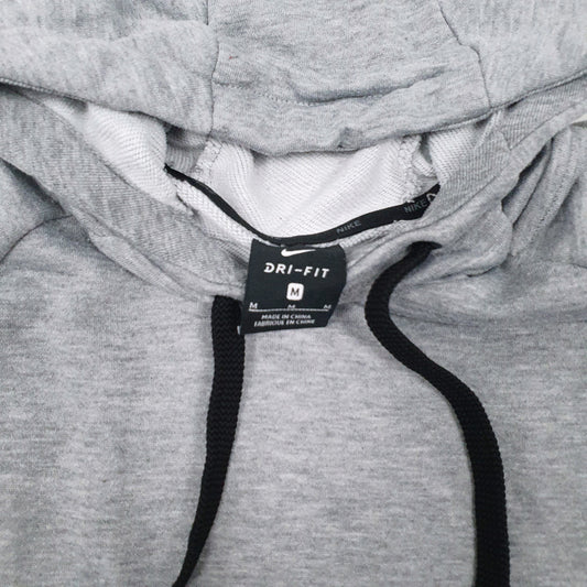 Mens Grey Nike Dri-Fit Hoodie Jumper