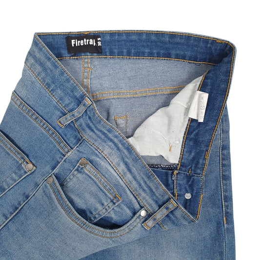 Mens Blue Fire Trap Jeans