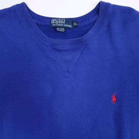 Mens Blue Polo Ralph Lauren Crewneck Jumper
