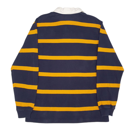 Mens Black Sonoma Rugby Hoodie Polo Shirt