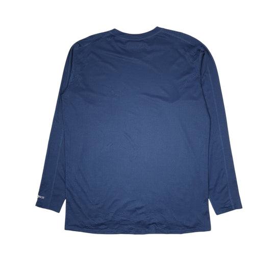 Mens Navy Carhartt Force Activewear T Shirt
