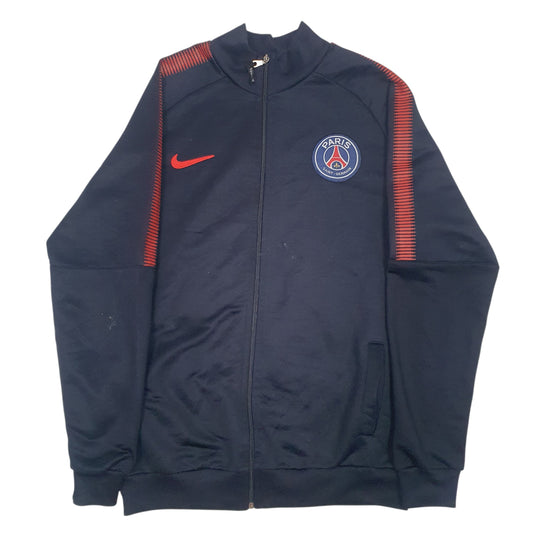 Mens Black Nike Dri-Fit PSG Full Zip Jumper