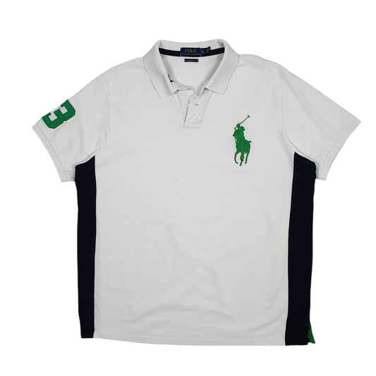 Mens White Polo Ralph Lauren Short Sleeve Polo Shirt