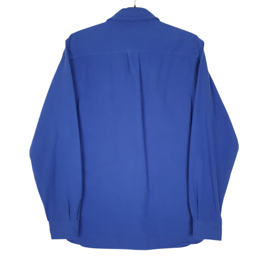 Mens Blue L.L.Bean Thick Chamois Shirt