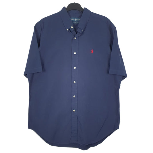 Mens Navy Ralph Lauren Short Sleeve Shirt