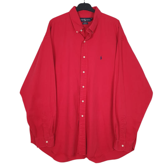 Mens Red Ralph Lauren Long Sleeve Shirt