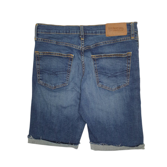 Mens Blue Levis Signature Stretch Shorts