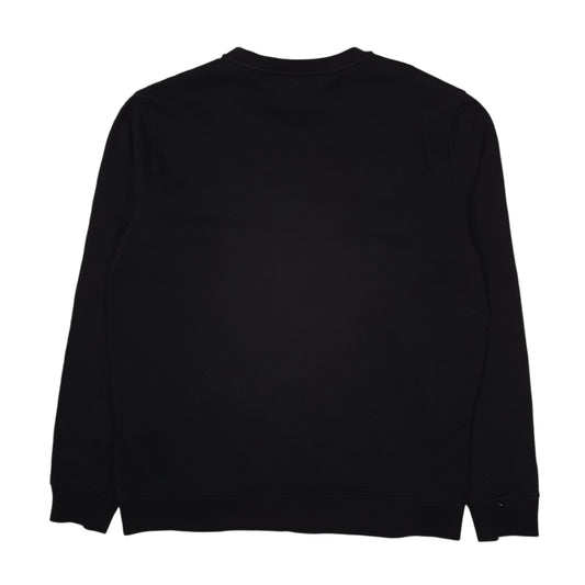 Mens Black Fila Crewneck Jumper