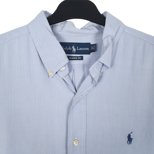 Mens Blue Ralph Lauren Shirt