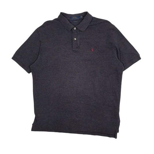 Mens Grey Polo Ralph Lauren Short Sleeve Polo Shirt