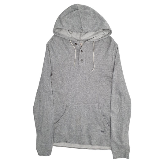 Mens Grey Levis Hoodie Jumper
