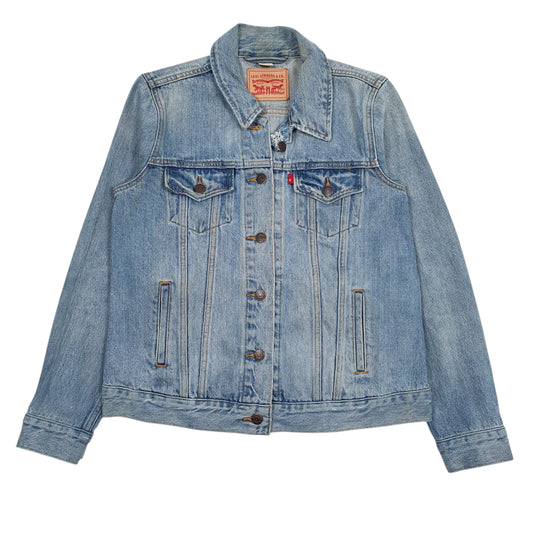Womens Blue Levis Type 3 Trucker Coat
