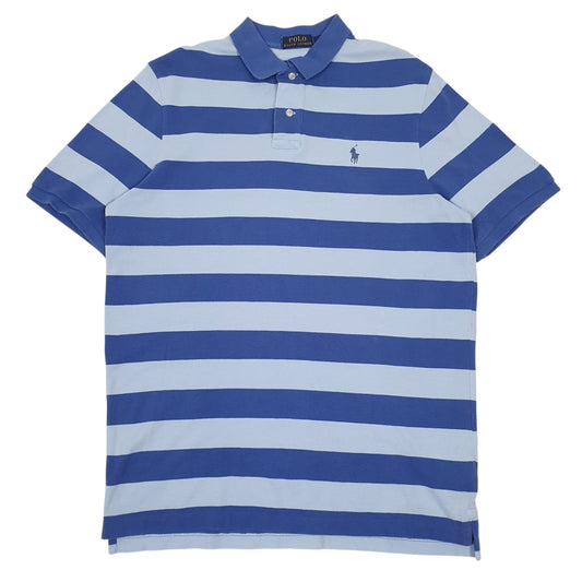 Mens Blue Polo Ralph Lauren Short Sleeve Polo Shirt