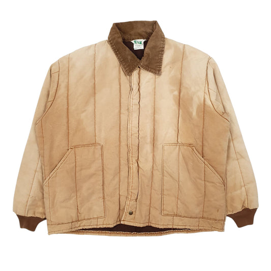 Mens Beige Key Vintage Made In USA Coat