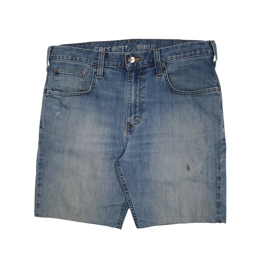 Mens Blue Carhartt Denim Shorts
