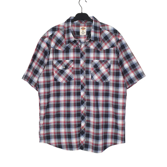 Mens Navy Dickies Short Sleeve Shirt
