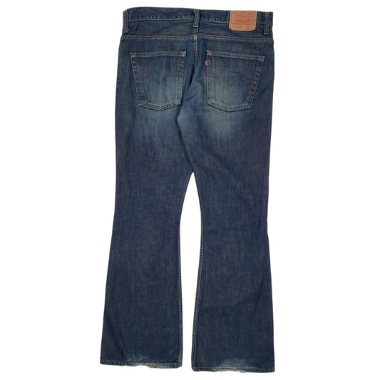 Mens Blue Levis Bootcut Jeans