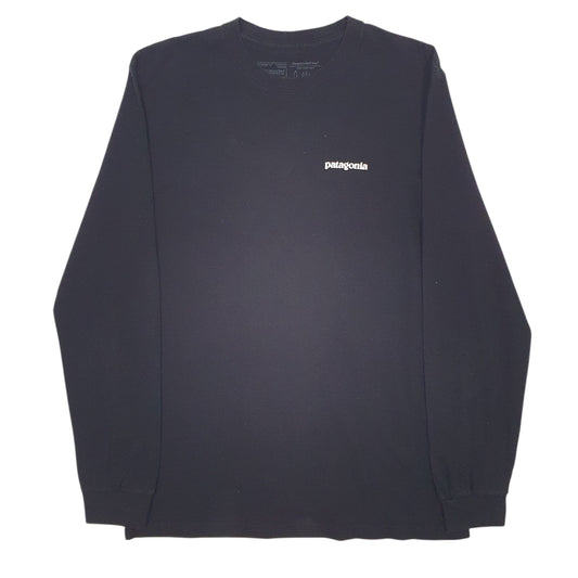 Mens Black Patagonia Long Sleeve T Shirt