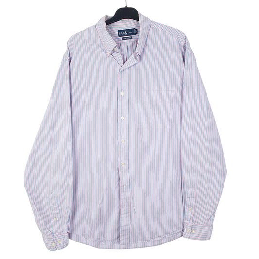 Mens Blue Ralph Lauren Long Sleeve Shirt