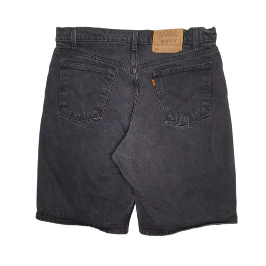 Mens Grey Levis Vintage 90s Orange Tab Shorts