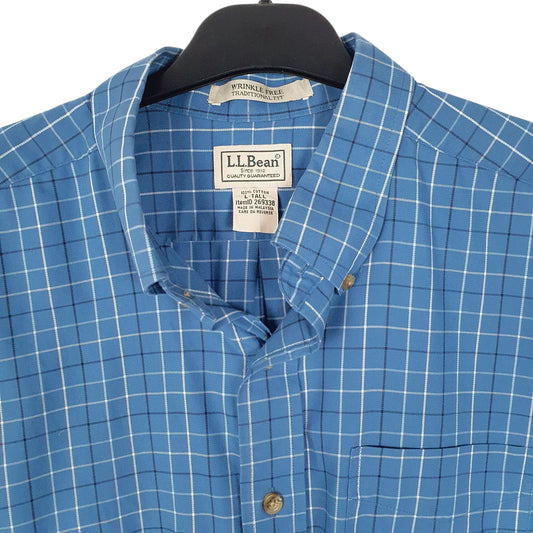 Mens Blue L.L.Bean Shirt