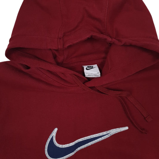 Mens Burgundy Nike Hoodie Jumper