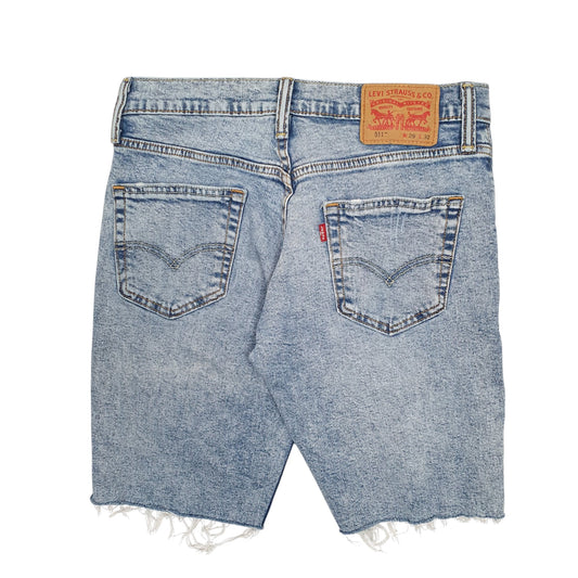Mens Blue Levis 511 Stretch Shorts