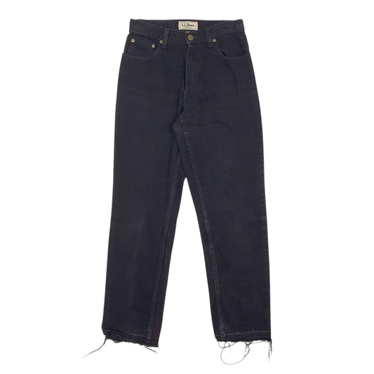Womens Black L.L.Bean Classic JeansW26 L28