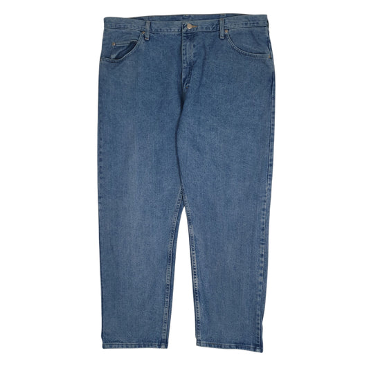 Mens Blue Wrangler Casual JeansW42 L30