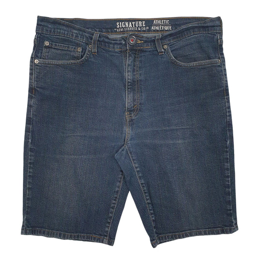 Mens Blue Levis Signature Denim Shorts