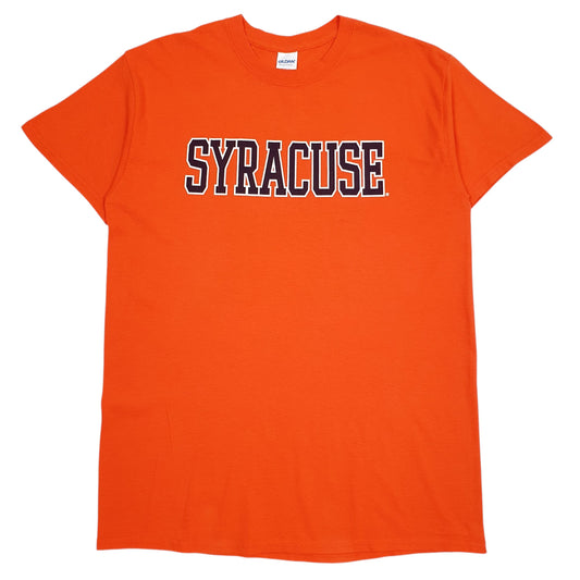 Mens Orange Gildan Syracuse Short Sleeve T Shirt