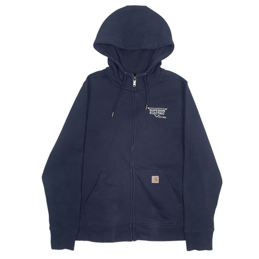 Womens Navy Carhartt Full Zip Jumper