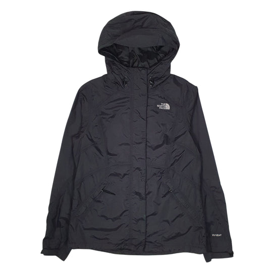 Womens Black The North Face Hyvent Crewneck Coat