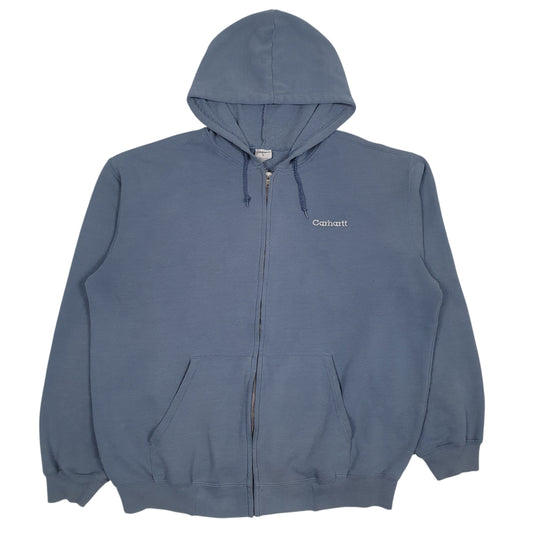 Mens Blue Carhartt Full Zip Jumper