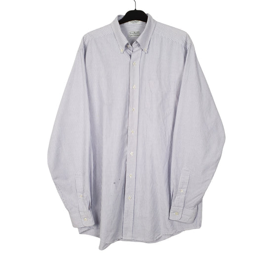 Mens Blue L.L.Bean Long Sleeve Shirt