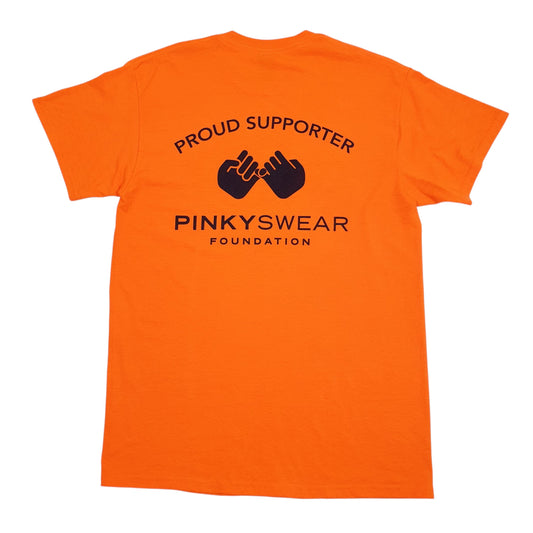 Mens Orange Gildan T Shirt