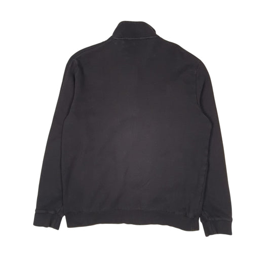 Mens Black Calvin Klein Full Zip Jumper