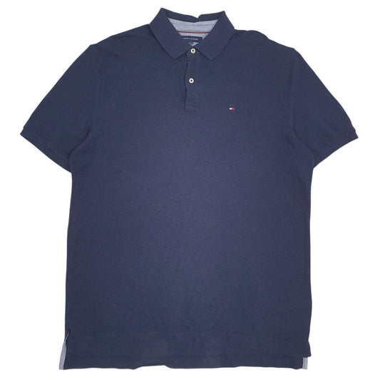 Mens Navy Tommy Hilfiger Short Sleeve Polo Shirt