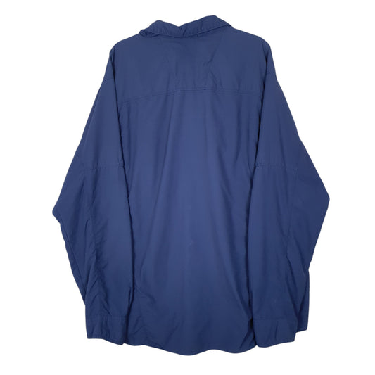 Mens Navy Columbia Sportswear Company Windbreaker Shacket Shirt