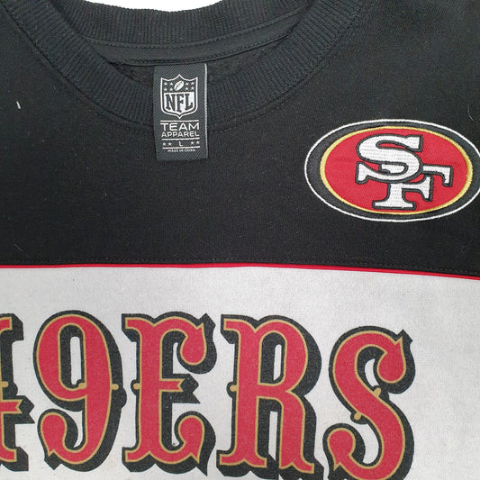 Mens Black NFL San Francisco 49ers Crewneck Jumper