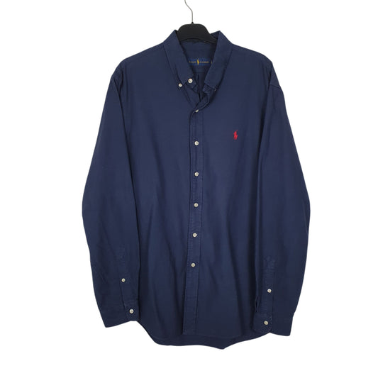 Mens Navy Ralph Lauren Long Sleeve Shirt