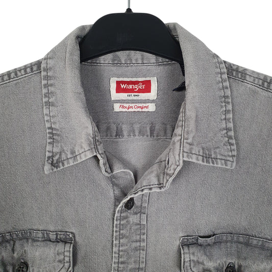 Mens Grey Wrangler Shirt