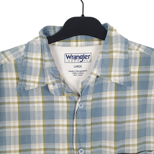 Mens Blue Wrangler Shirt