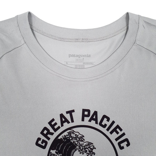 Mens Grey Patagonia Capilene Silk Weight T Shirt