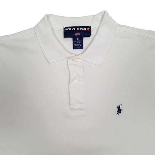 Mens White Ralph Lauren Polo Shirt
