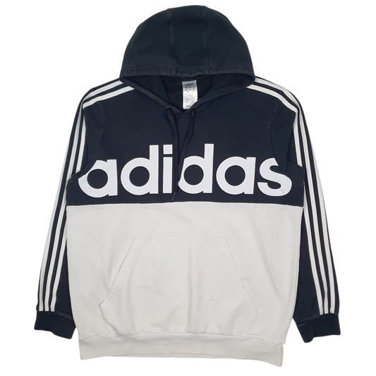 Mens Black Adidas Hoodie Jumper